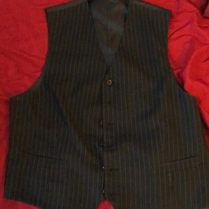 Striped dress vest